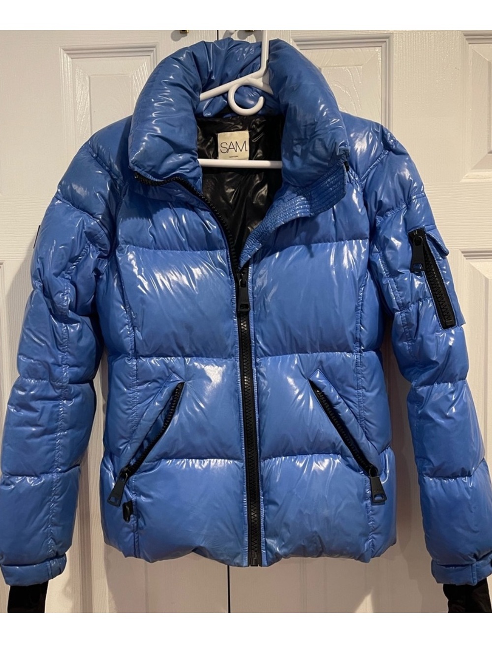 SAM. Light Blue Puffer Jacket